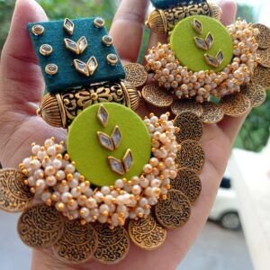 heavy earrings