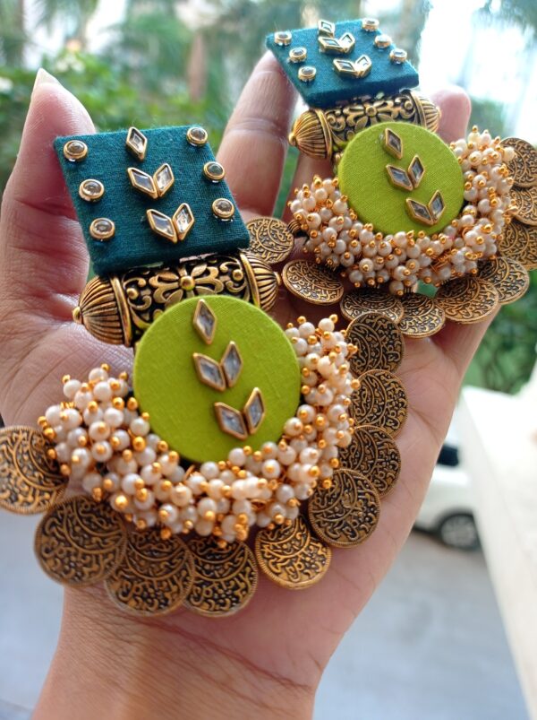 heavy earrings