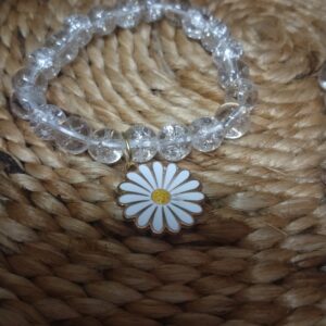 daisy charm bracelet