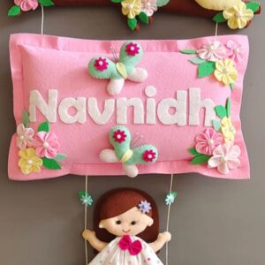baby name wall hanging