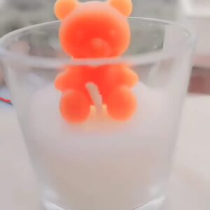 teddy bear candle