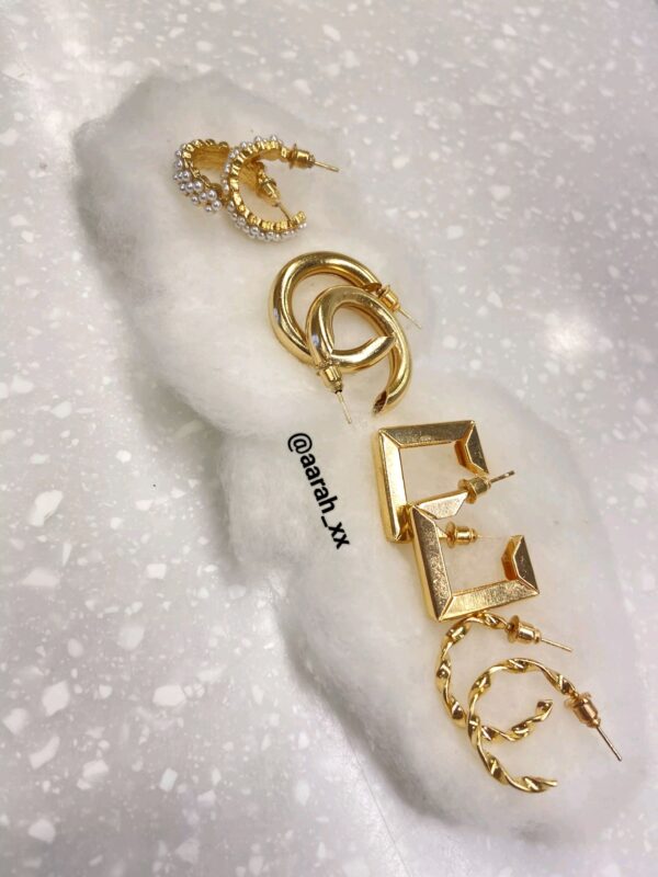 Celebrity inspired korean earrings
