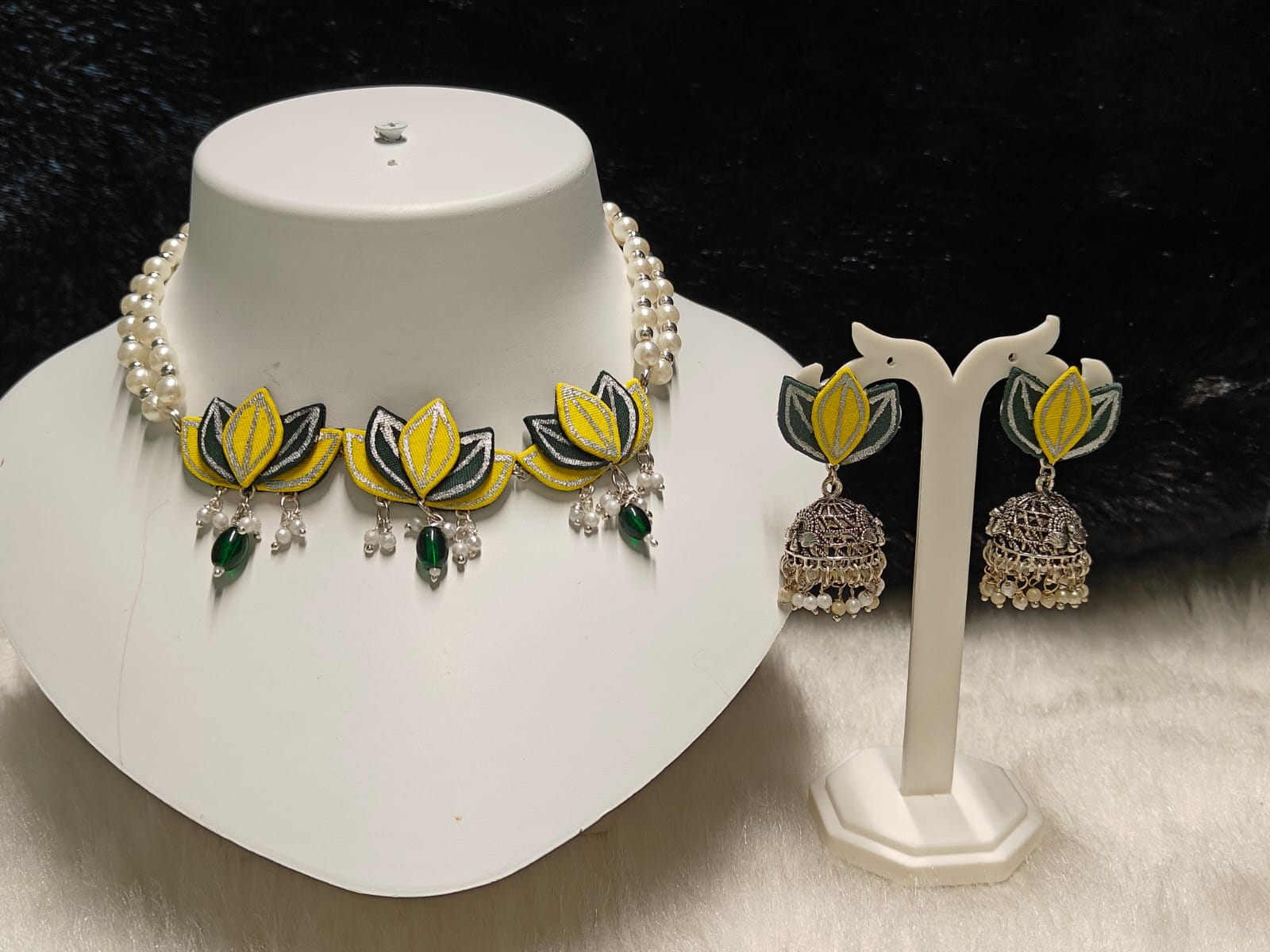 Lotus Necklace Set