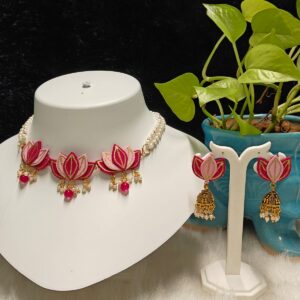 Lotus Necklace Set