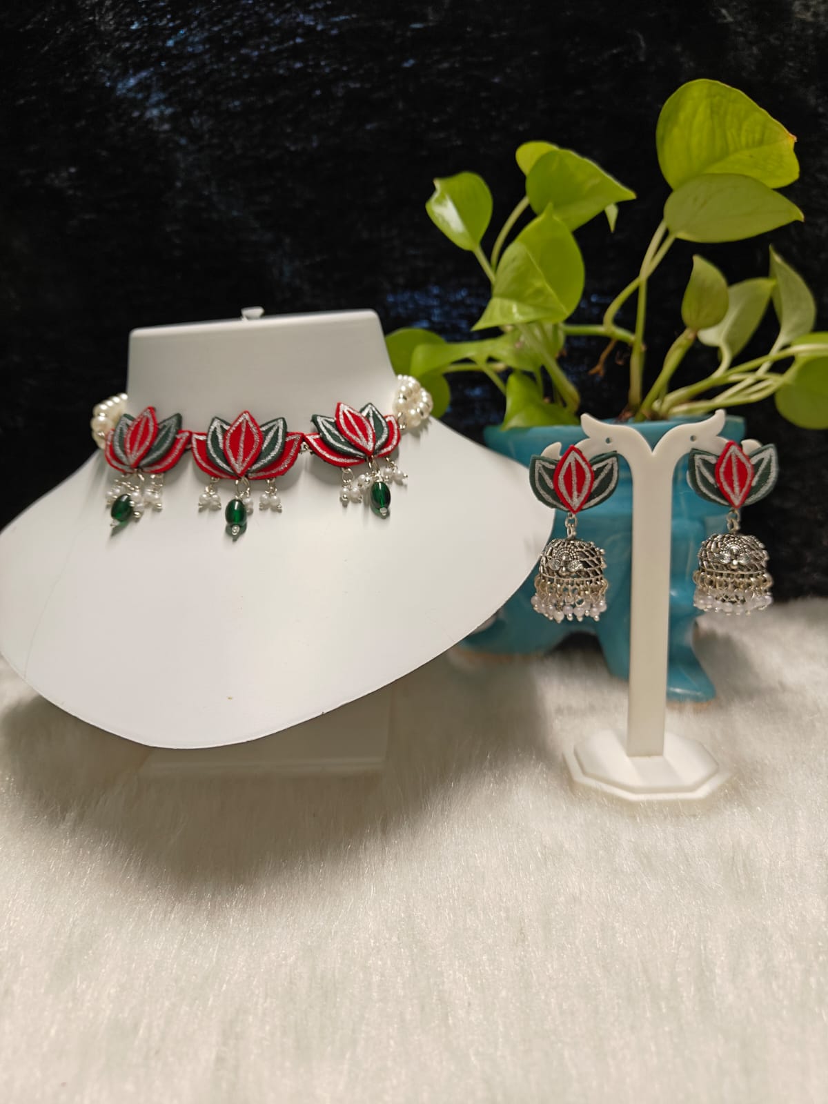 Lotus Necklace Set