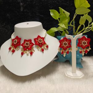 flower necklace set