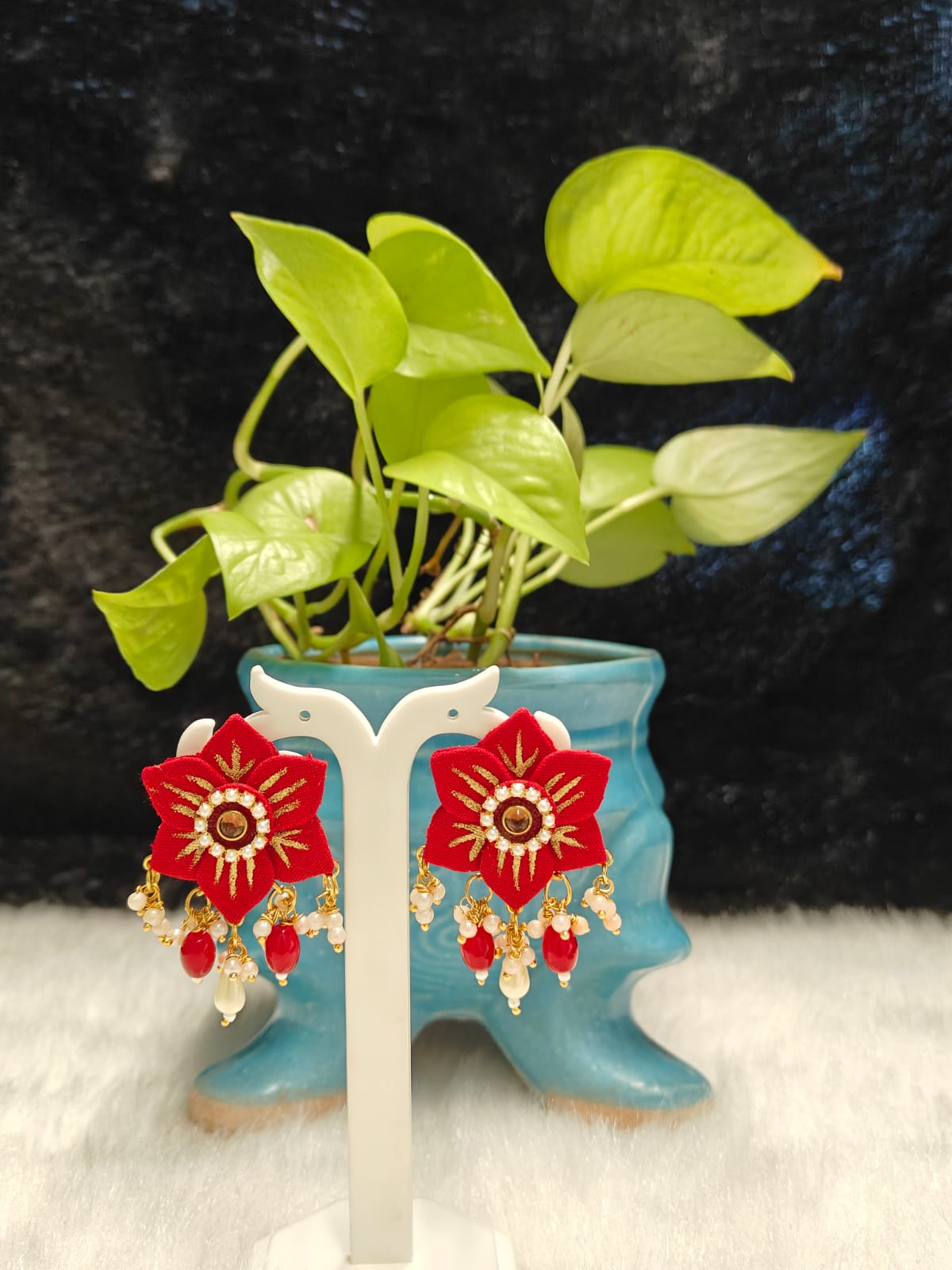 flower necklace set