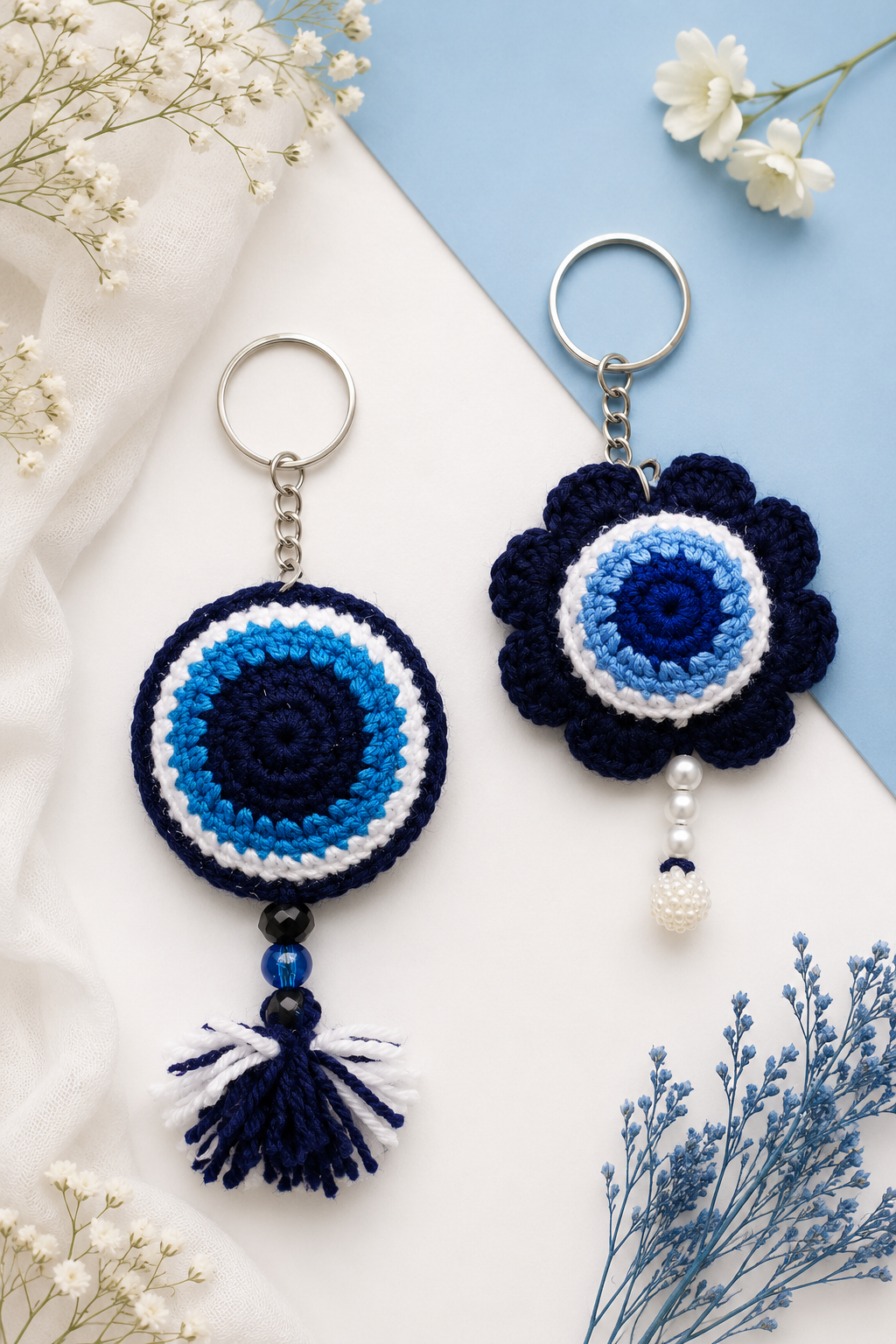 evil eye keychain