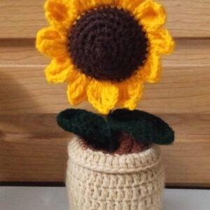 sunflower pot