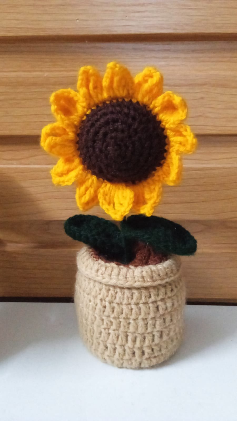 sunflower pot