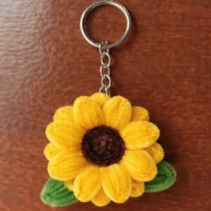 Sunflower Keychain