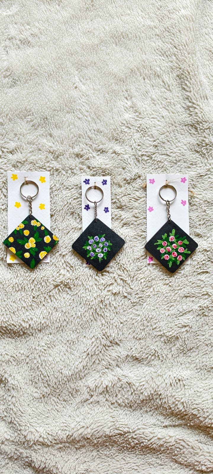 Hand-Painted MDF Keychain - Image 7