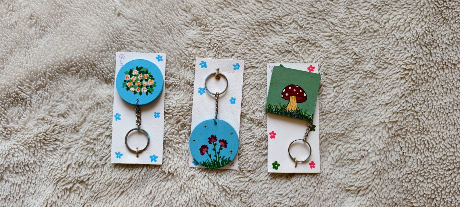 Hand-Painted MDF Keychain - Image 8