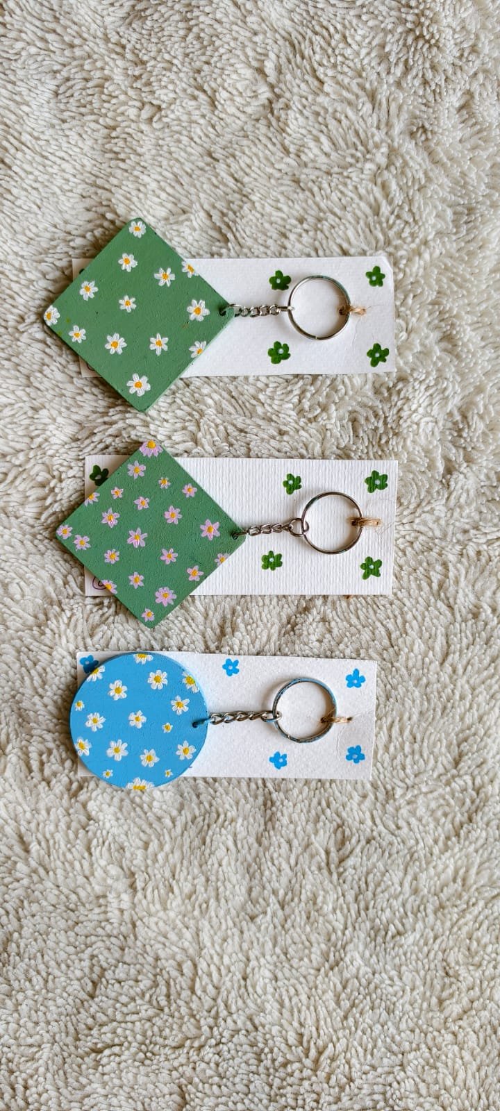 Hand-Painted MDF Keychain - Image 9