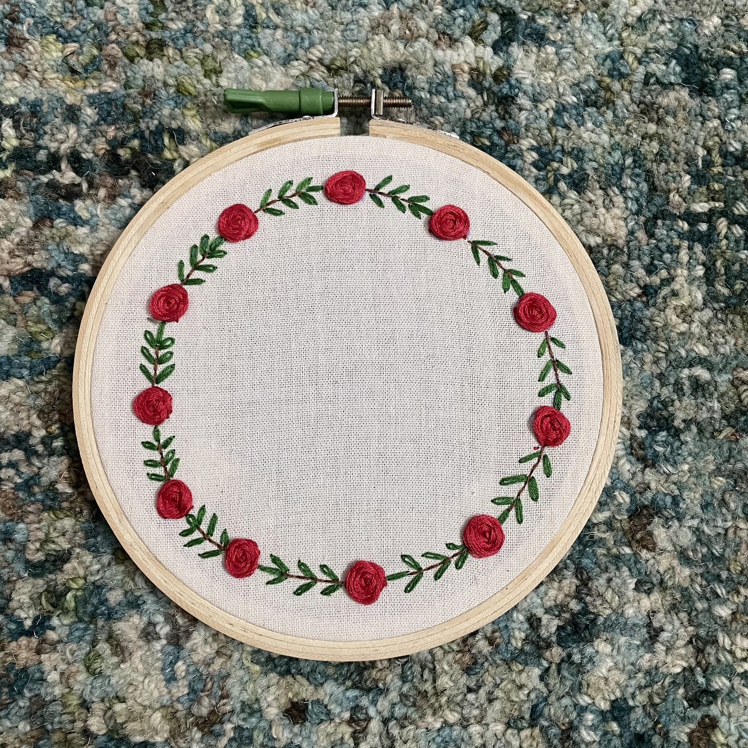 Hand-embroidered Photo Frame Hoop - Image 3