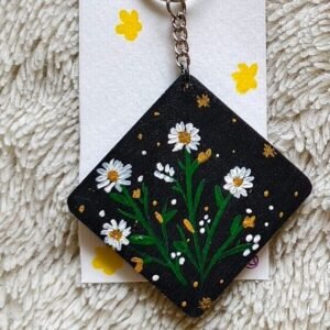Hand-Painted MDF Keychain