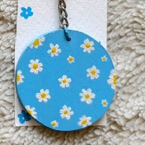 Hand-Painted MDF Keychain