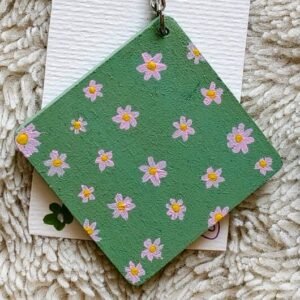 Hand-Painted MDF Keychain