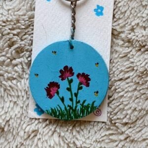 Hand-Painted MDF Keychain