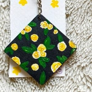 Hand-Painted MDF Keychain